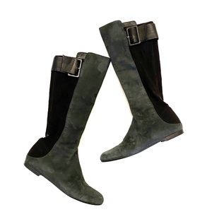 Giuseppe Zanotti Gray Riding Boots Size 39/8